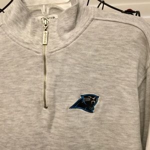 Antigua for Women 1/4 Zip Carolina Panthers Shirt